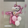 Balloon Foil Number "6" RoseGold (100cm.)