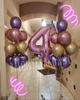 Balon Foliowy Cyferka "3" Srebrna (100cm.)